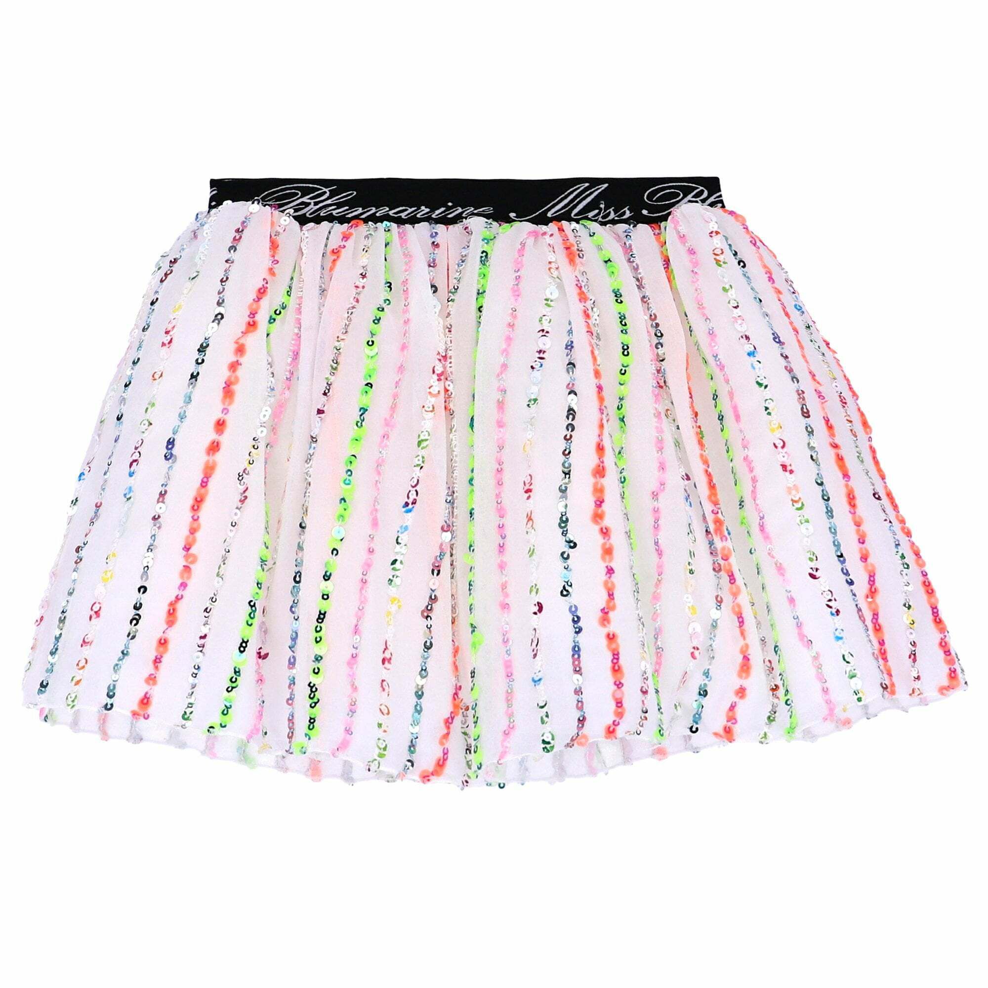 Miss Blumarine Girls Multi color Sequin Skirts Junior Couture UK