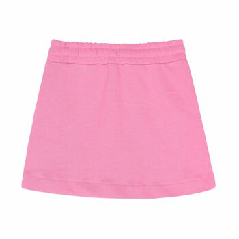 Girls Pink Logo Skirt
