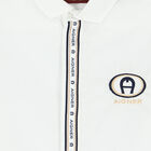 Boys White Logo Shirt, 1, hi-res
