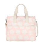 Baby Girls Pink & Ivory Flower Logo Changing Bag, 1, hi-res