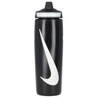 Black Logo Water Bottle, 1, hi-res