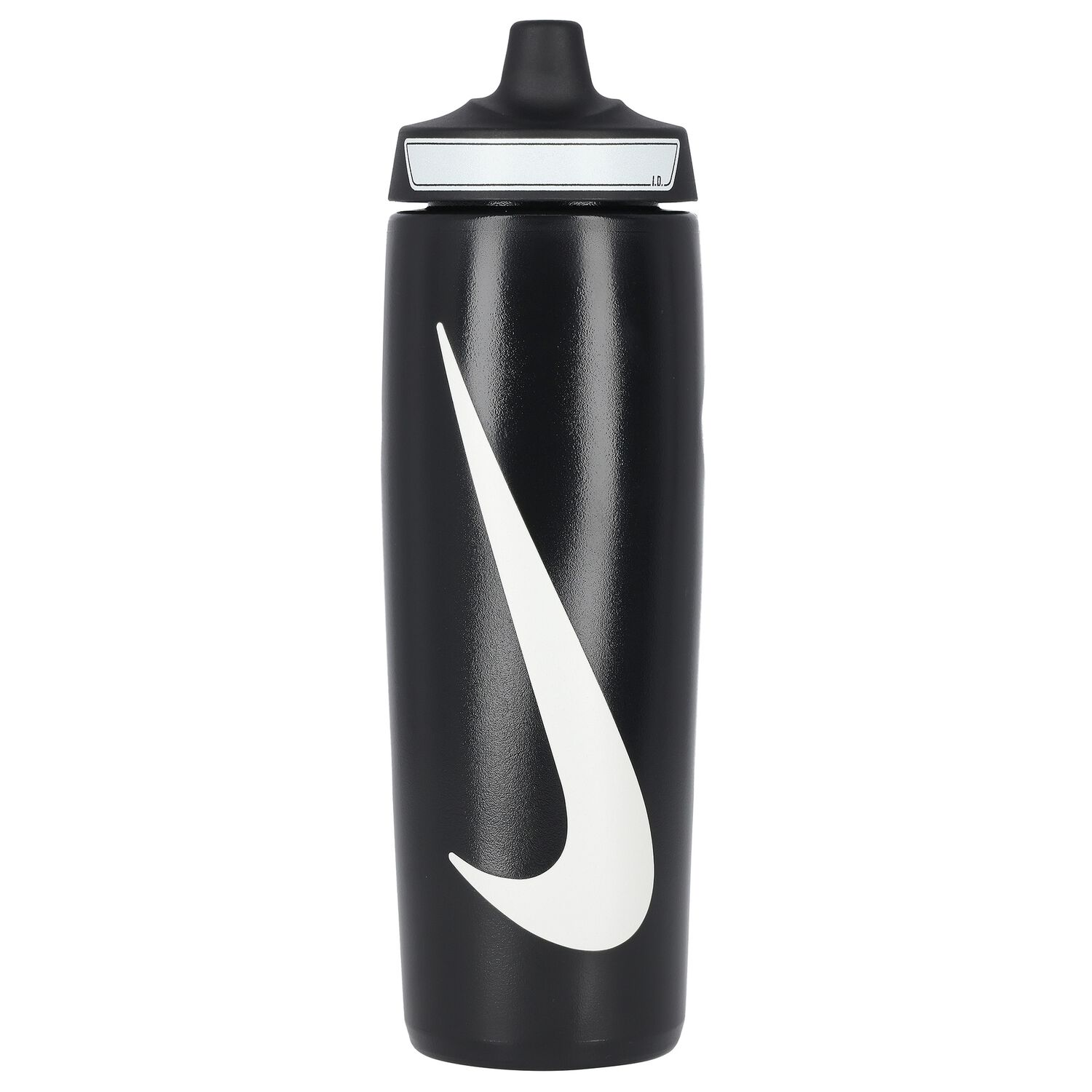 Black Logo Water Bottle, 1, hi-res