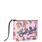 Girls White & Pink Aline Logo Pouch ( 15cm ), 1, hi-res