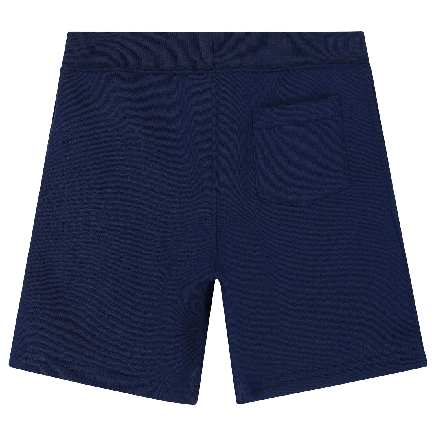 Boys Navy Logo Shorts, 1, hi-res