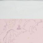 Baby Girls White & Pink Geo Map Baby Nest, 1, hi-res