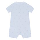 Baby Boys Blue Logo Romper, 1, hi-res