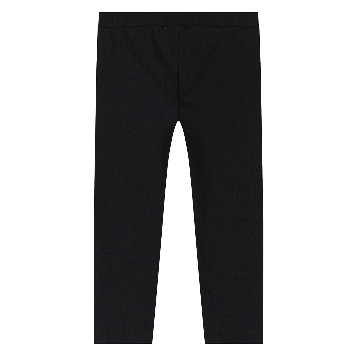 Younger Girls Black Teddy Bear Logo Leggings, 2, hi-res