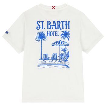 Boys White Logo T-Shirt