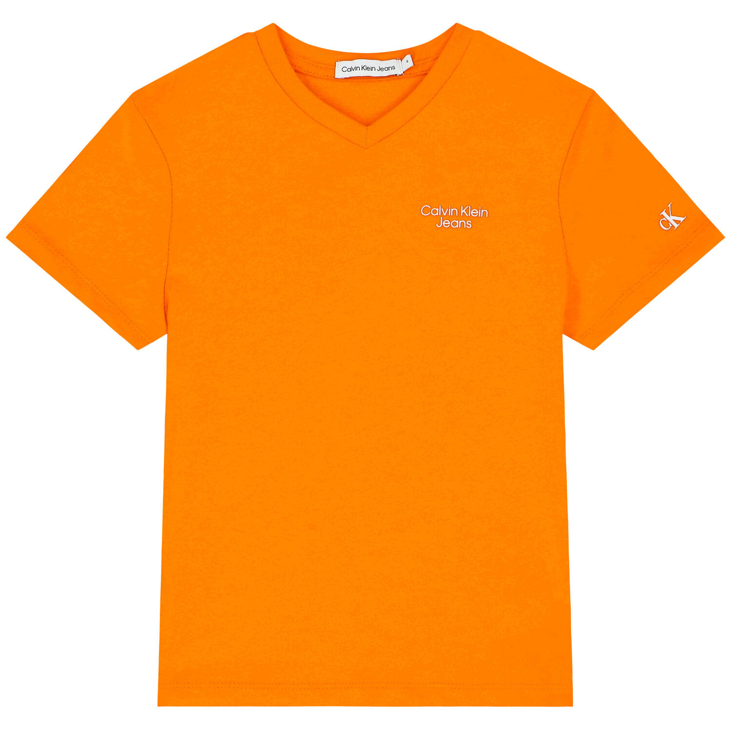 Boys Orange Logo T-Shirt, 2, hi-res