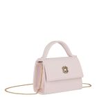 Girls Pink Crepe Handbag, 1, hi-res