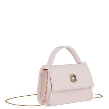 Girls Pink Crepe Handbag