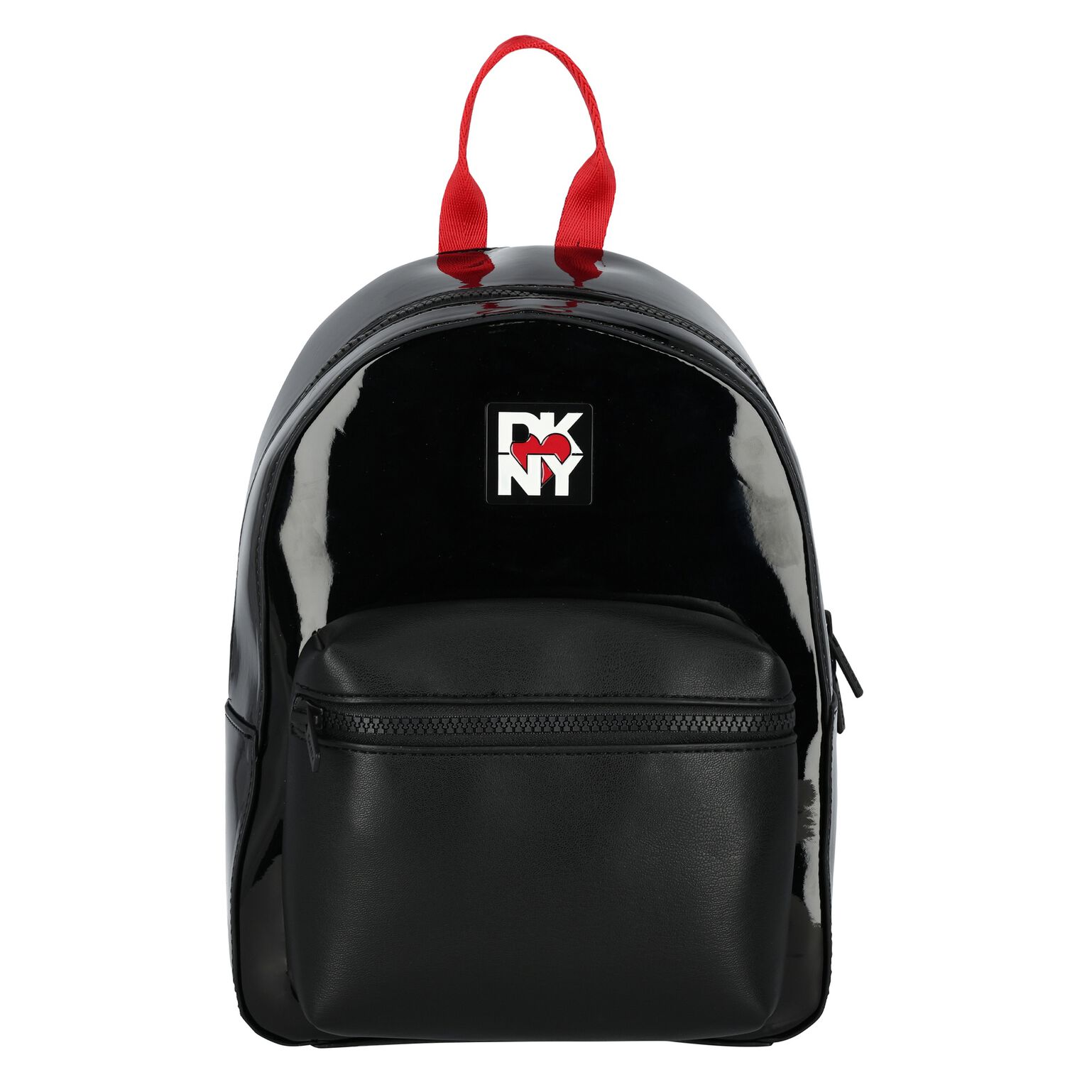 Girls Black Logo Backpack, 1, hi-res