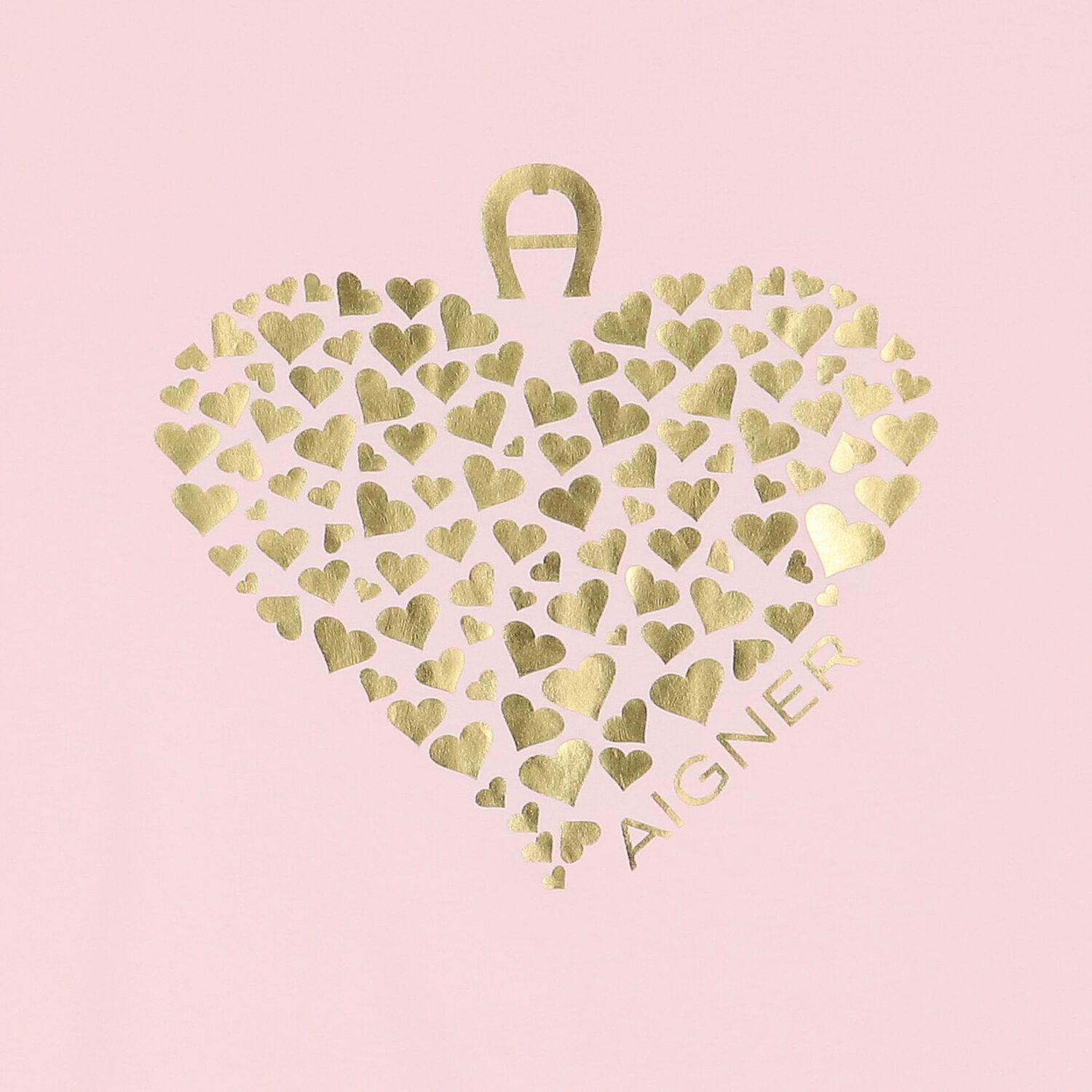 Baby Girls Pink & Gold Heart Logo Blanket, 2, hi-res image number null