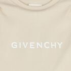 Girls Ivory Logo Dress, 2, hi-res
