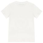 Boys Ivory Medusa Logo T-Shirt, 1, hi-res