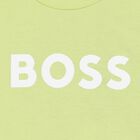 Younger Boys Green Logo T-Shirt, 5, hi-res