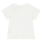 Younger Boys White & Blue Logo Shorts Set, 1, hi-res