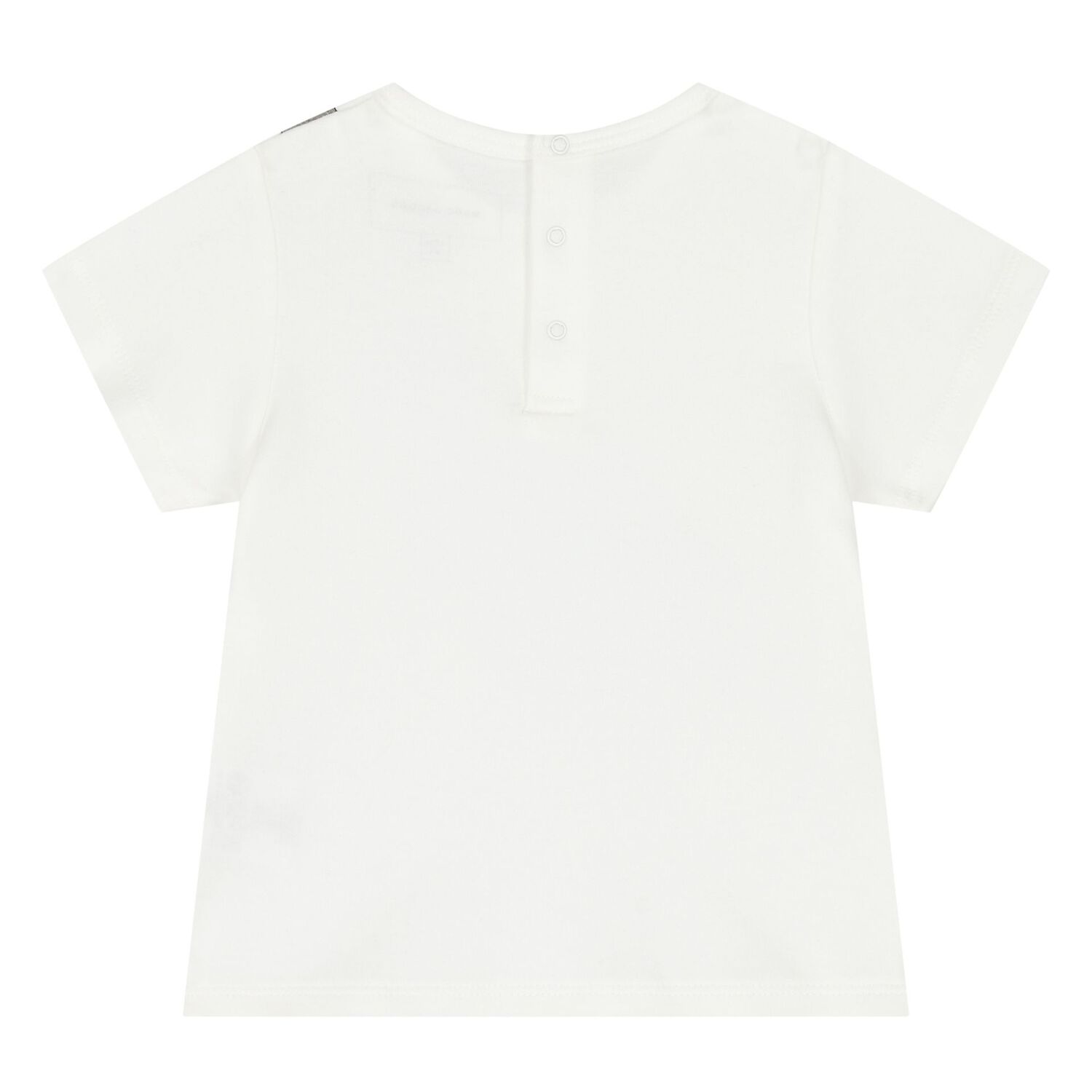 Younger Boys White & Blue Logo Shorts Set, 1, hi-res