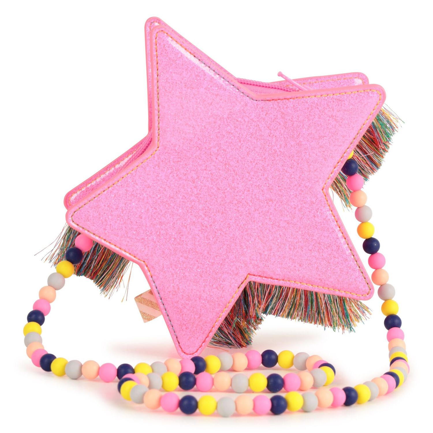 Girls Pink Star Bag, 1, hi-res