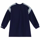 Girls Navy Logo Dress, 1, hi-res