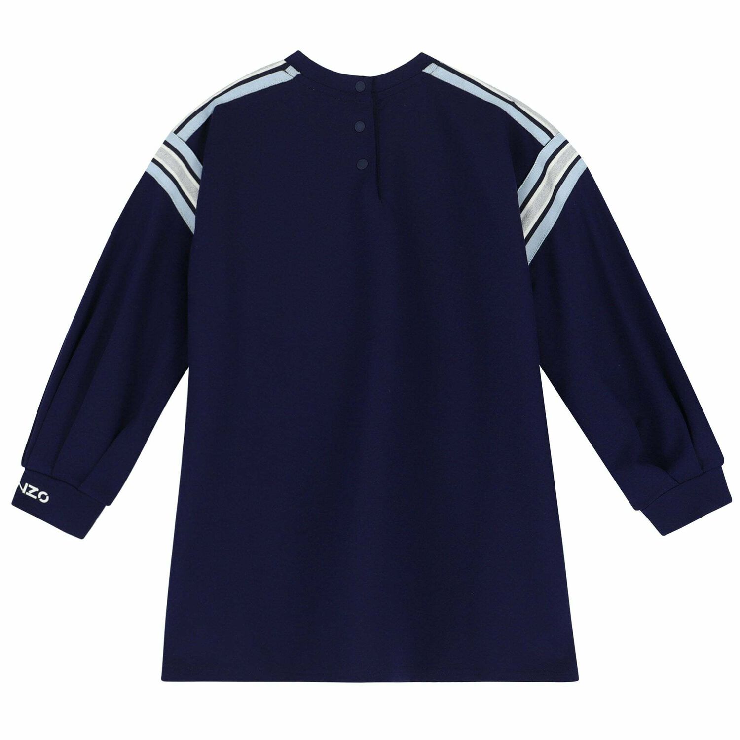 Girls Navy Logo Dress, 1, hi-res