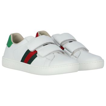 White Ace Leather Trainers