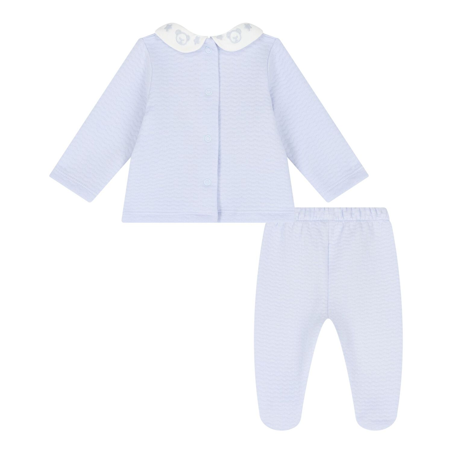 Baby Boys Blue Trousers Set, 1, hi-res