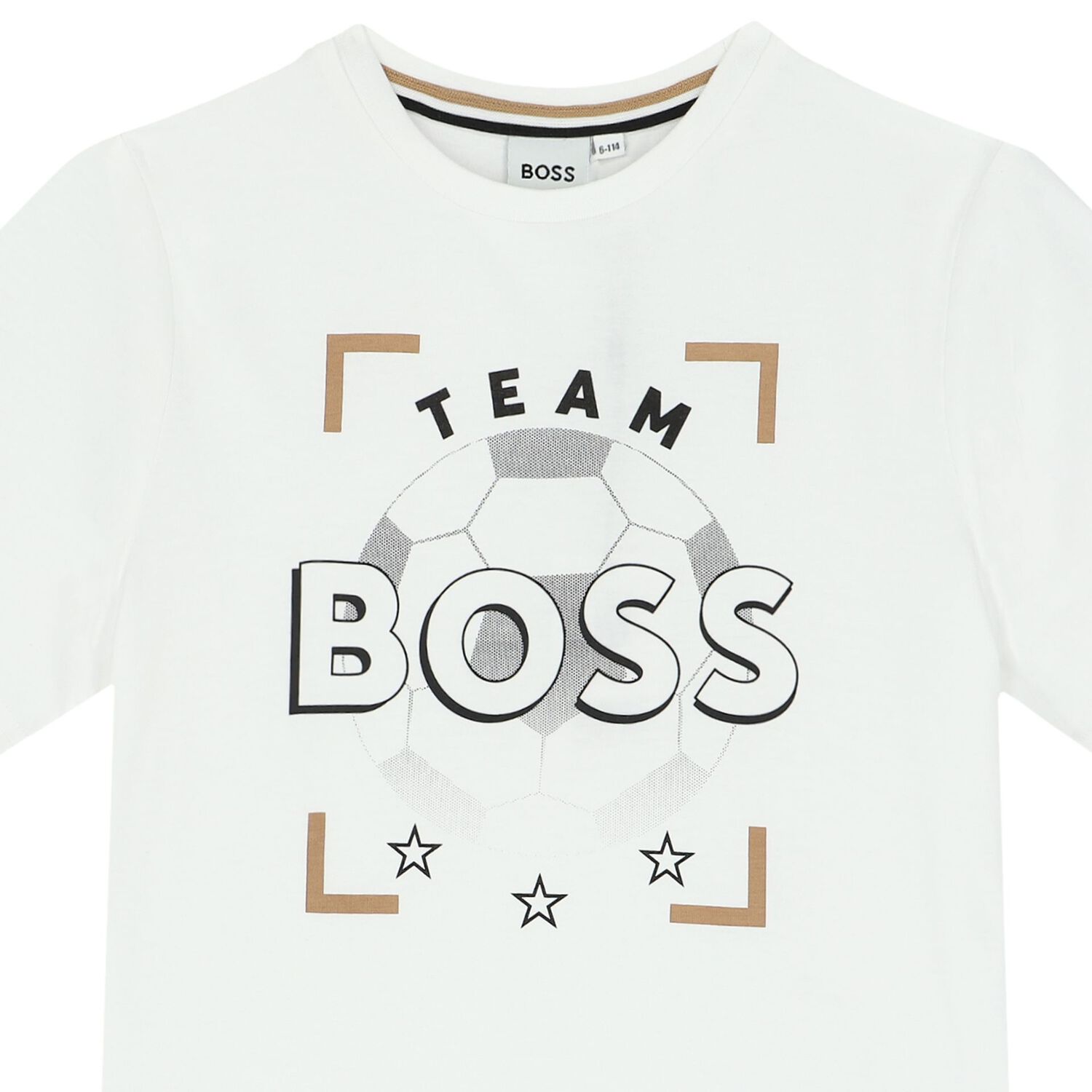 Boys White Logo T-Shirt, 1, hi-res