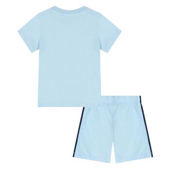 Younger Blue Logo Shorts Set