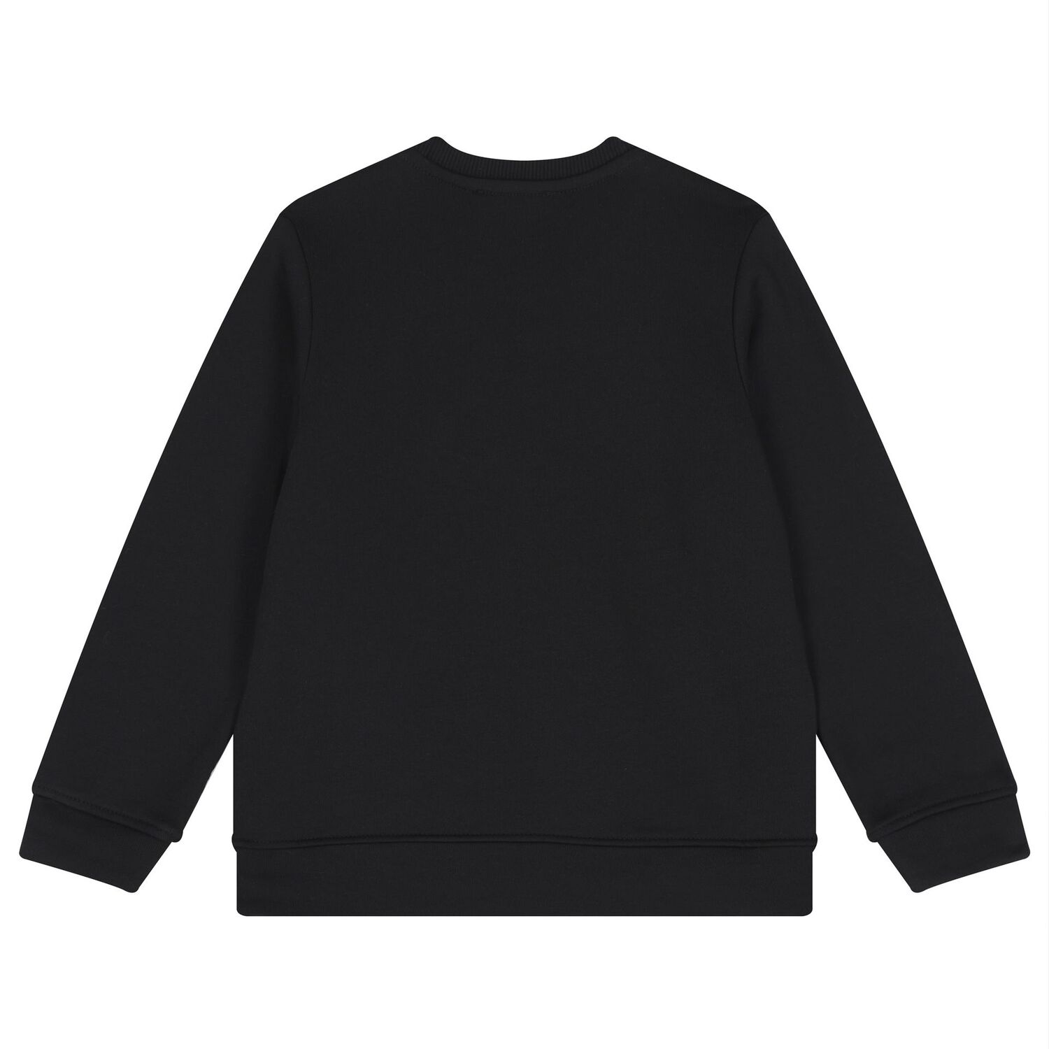 Boys Black Logo Swetatshirt, 1, hi-res