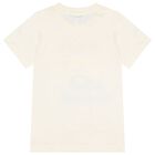 Boys Ivory & Grey Smurfs Shorts Set, 1, hi-res