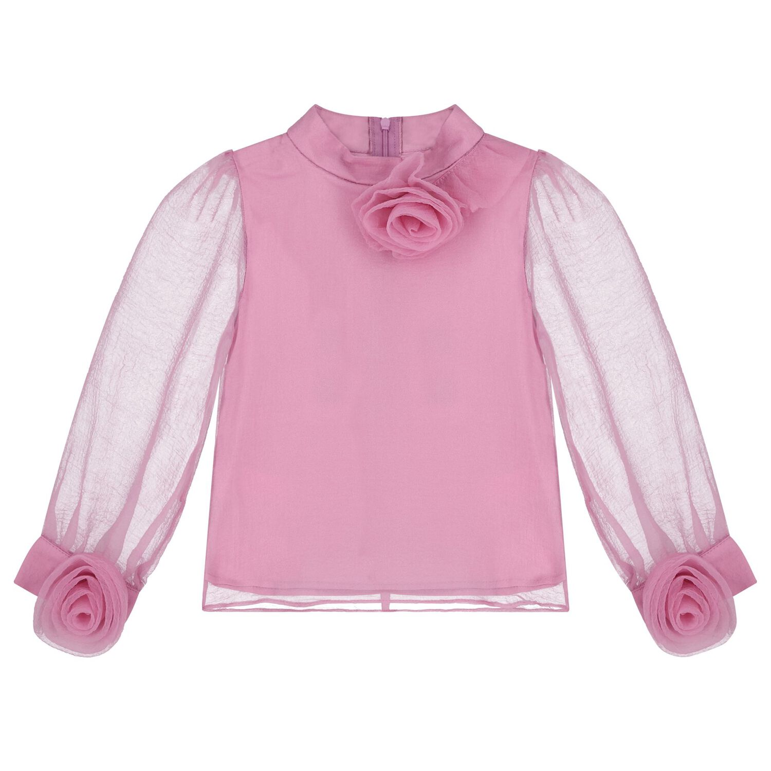 Girls Pink Floral Skirt Set, 1, hi-res image number null