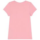 Girls Pink Logo T-Shirt, 1, hi-res