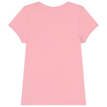 Girls Pink Logo T-Shirt