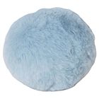 Baby Boys Blue & Ivory Pom Pom Blanket, 3, hi-res