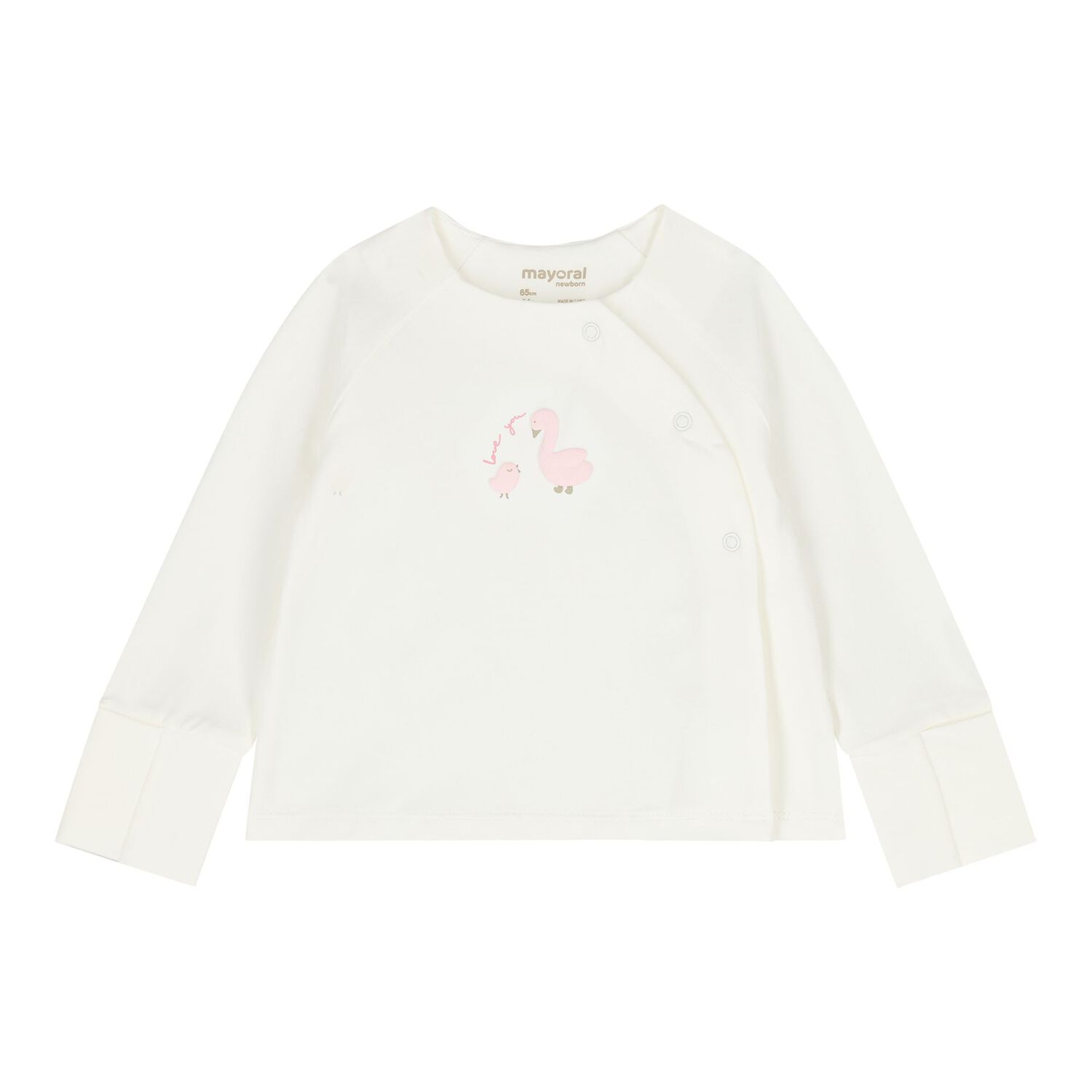 Baby Girls White & Pink 2 Piece Babygrow Set, 2, hi-res