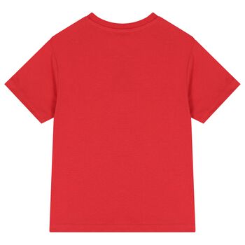 Boys Red Robot T-Shirt