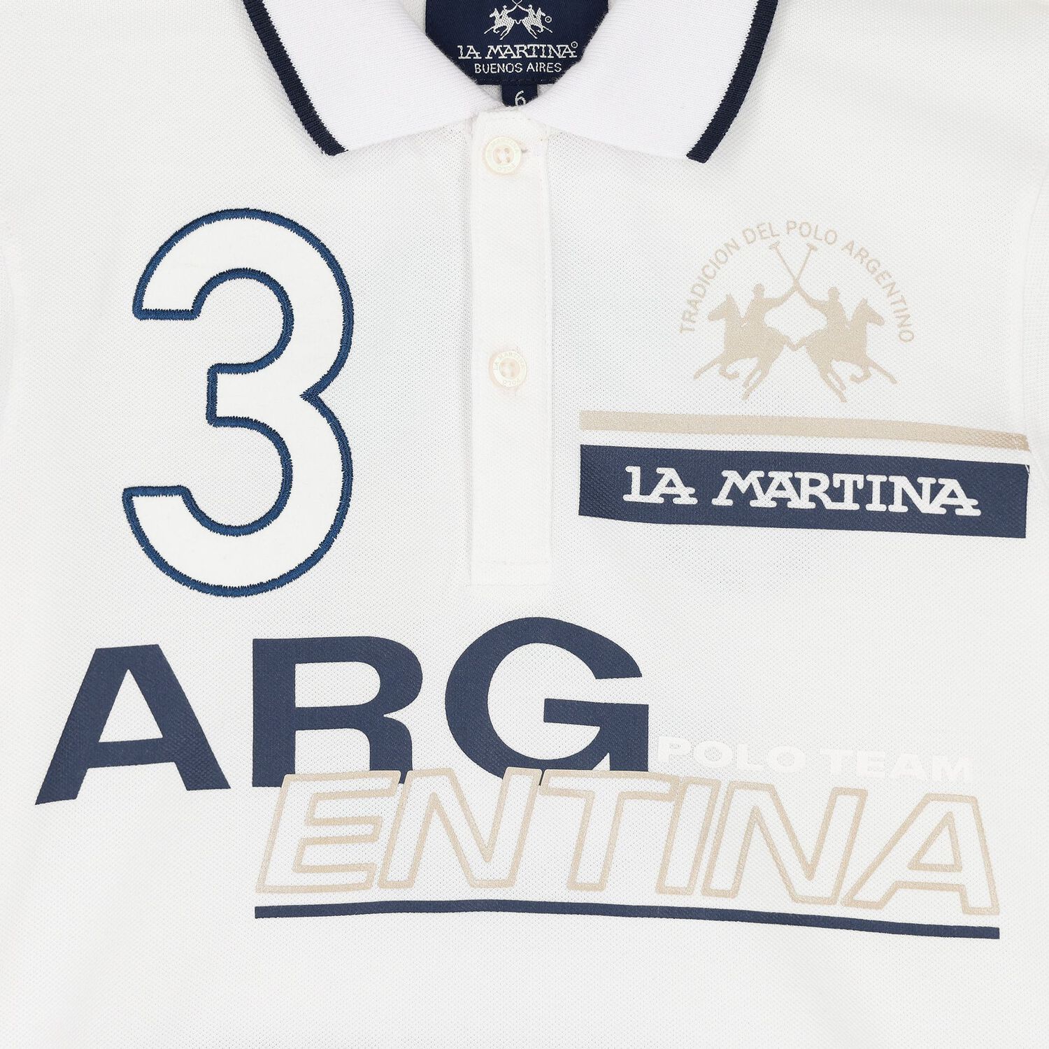 Boys White Logo Polo Shirt, 1, hi-res image number null