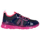 Girls Navy Blue & Pink Logo Trainers&Acirc;&nbsp;, 1, hi-res