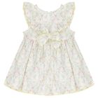 Baby Girls Ivory Floral Dress Set, 1, hi-res