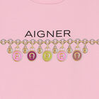 Younger Girls Pink Logo T-Shirt, 1, hi-res