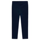 Girls Navy Blue Logo Leggings, 3, hi-res