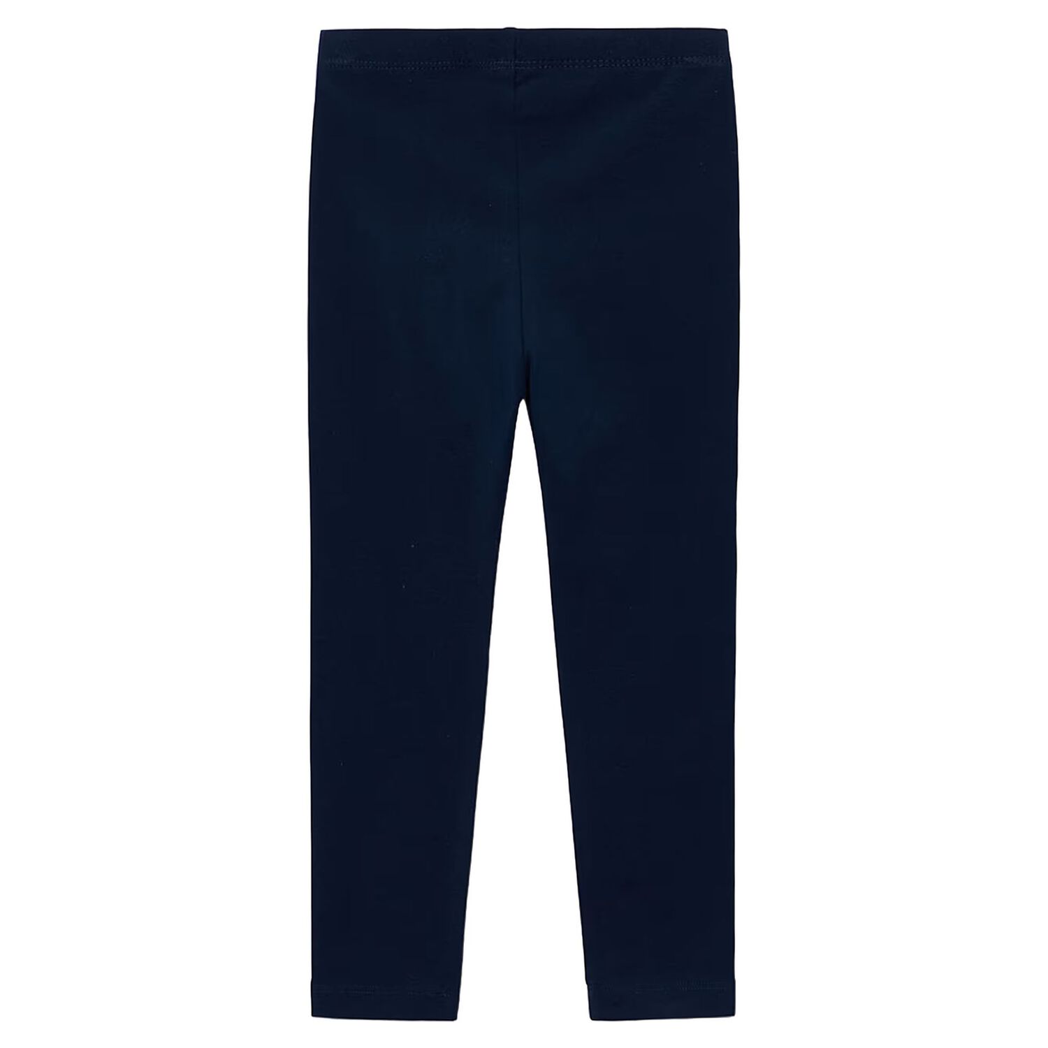 Girls Navy Blue Logo Leggings, 3, hi-res
