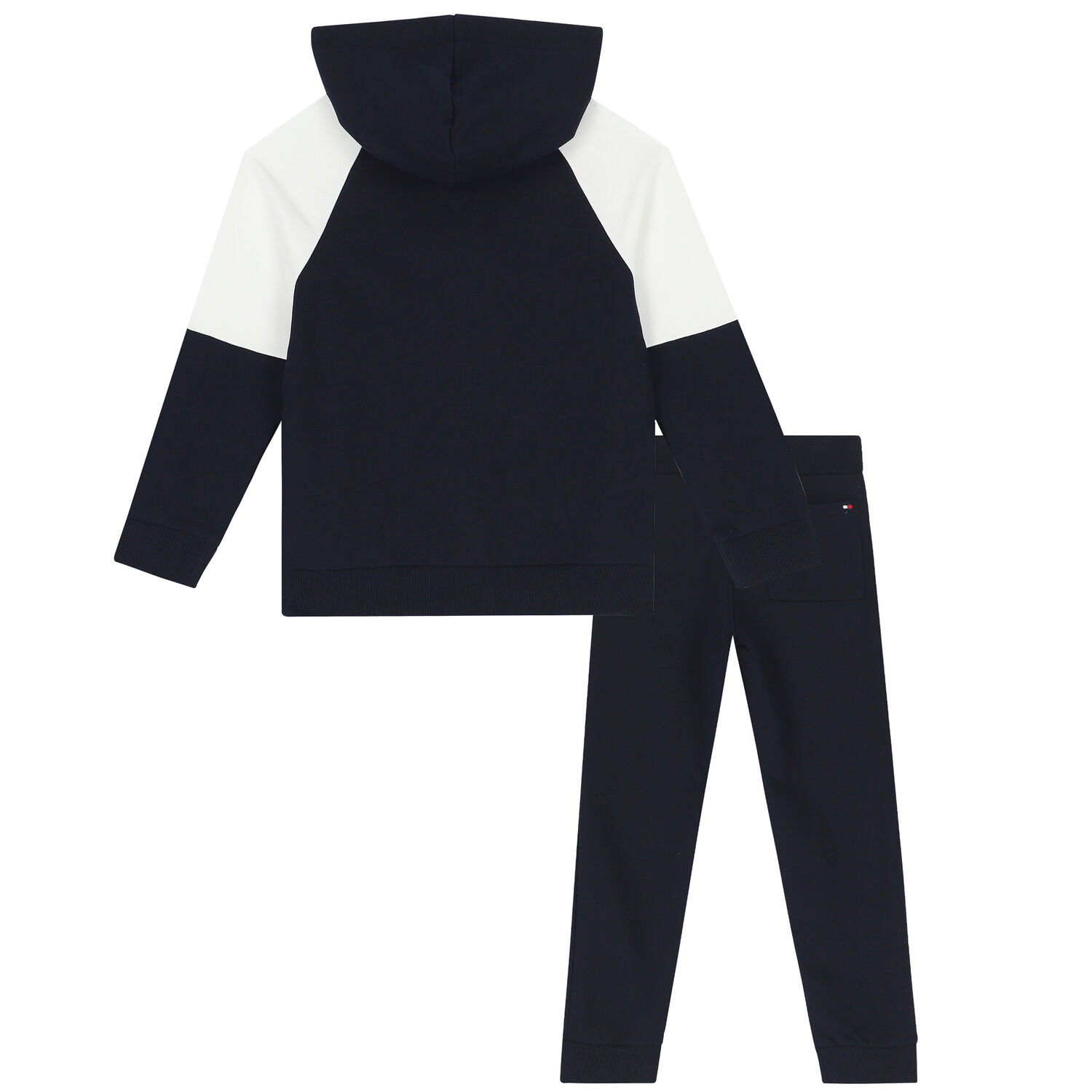 Boys Navy & White Logo Tracksuit, 1, hi-res