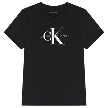 Boys Black Logo T-Shirt