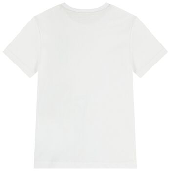 Boys White Logo T-Shirt