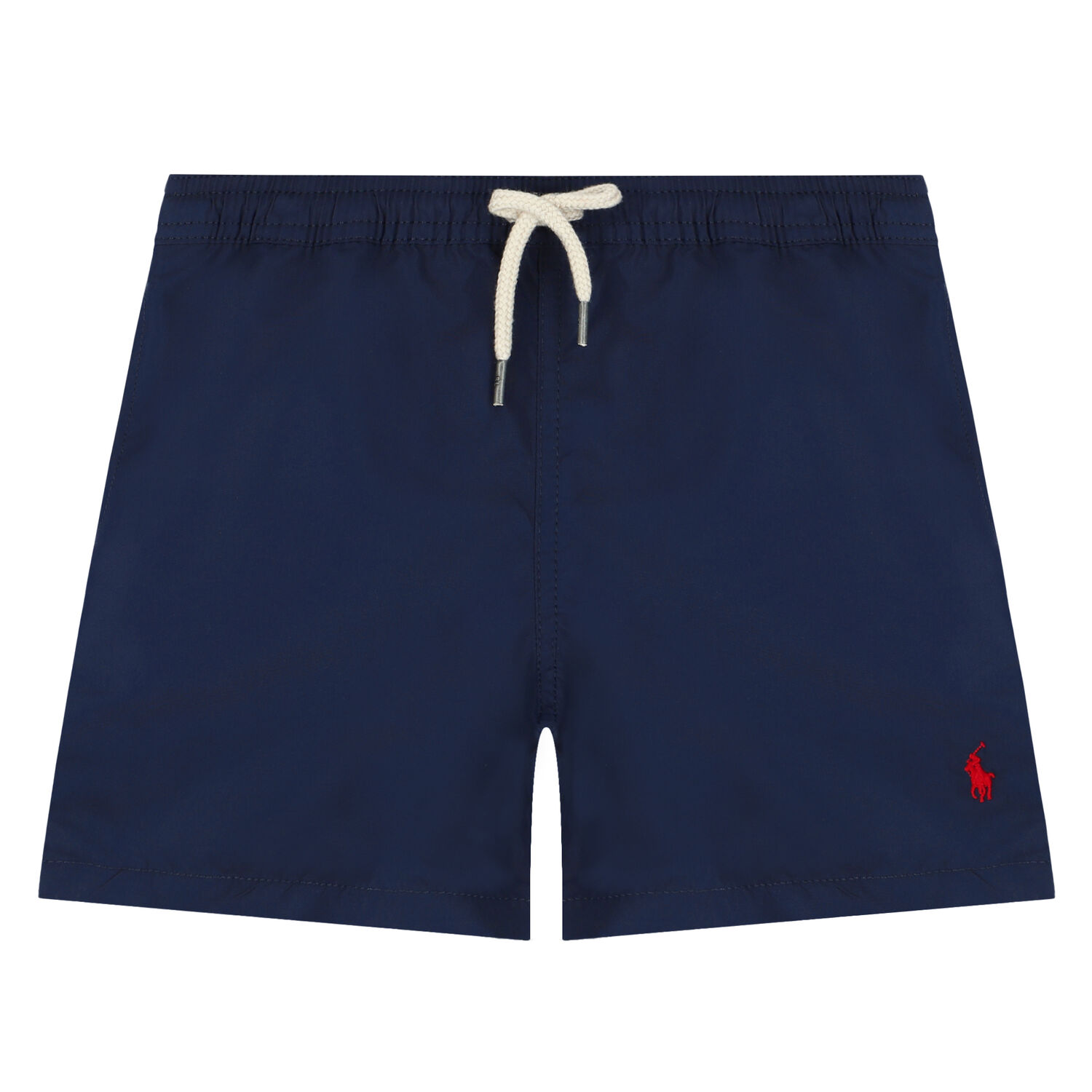 Boys Navy Logo Swim Shorts, 2, hi-res