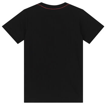 Boys Black Logo T-Shirt