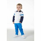 Boys White & Navy Polo Shirt, 1, hi-res