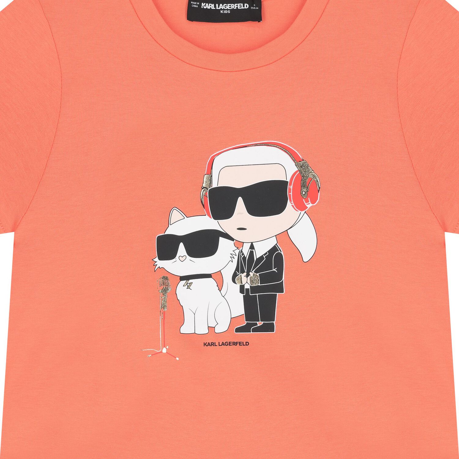 Girls Orange Ikonik Logo T-Shirt, 1, hi-res image number null